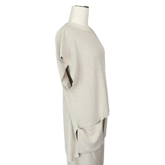 Kaliyana Womens Marled Art to Wear Tunic Vest & Skirt Viscose One Size Lagenlook - Picture 2 of 16